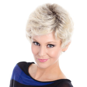 Bijou Synthetic short Wig Rooted Vanilla