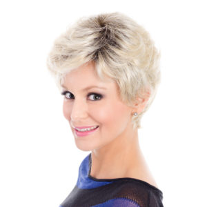 Bijou Synthetic short Wig Rooted Vanilla