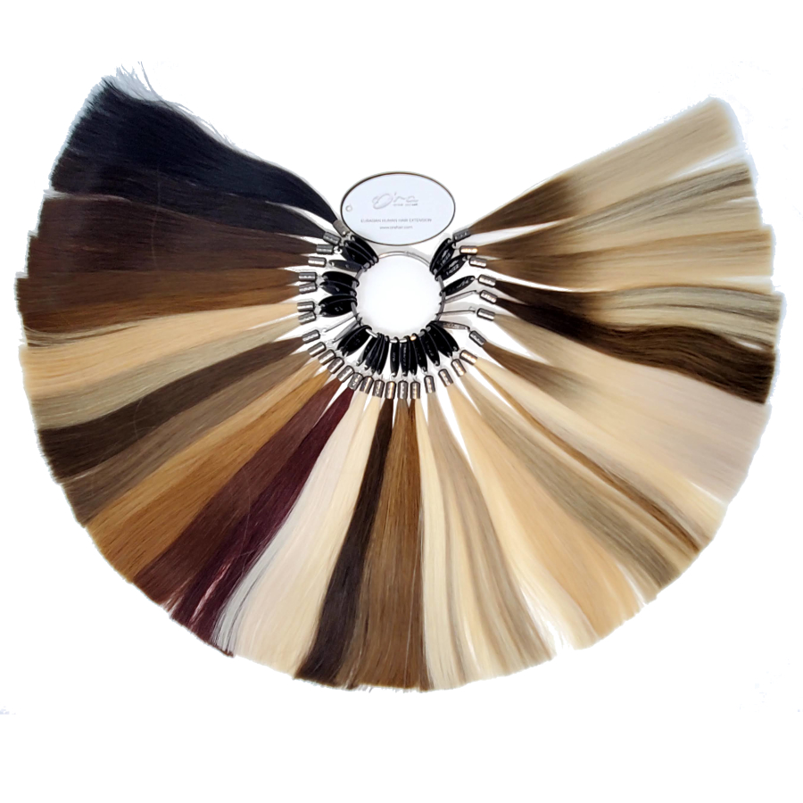 How to Choose Hair Extensions Color Online 