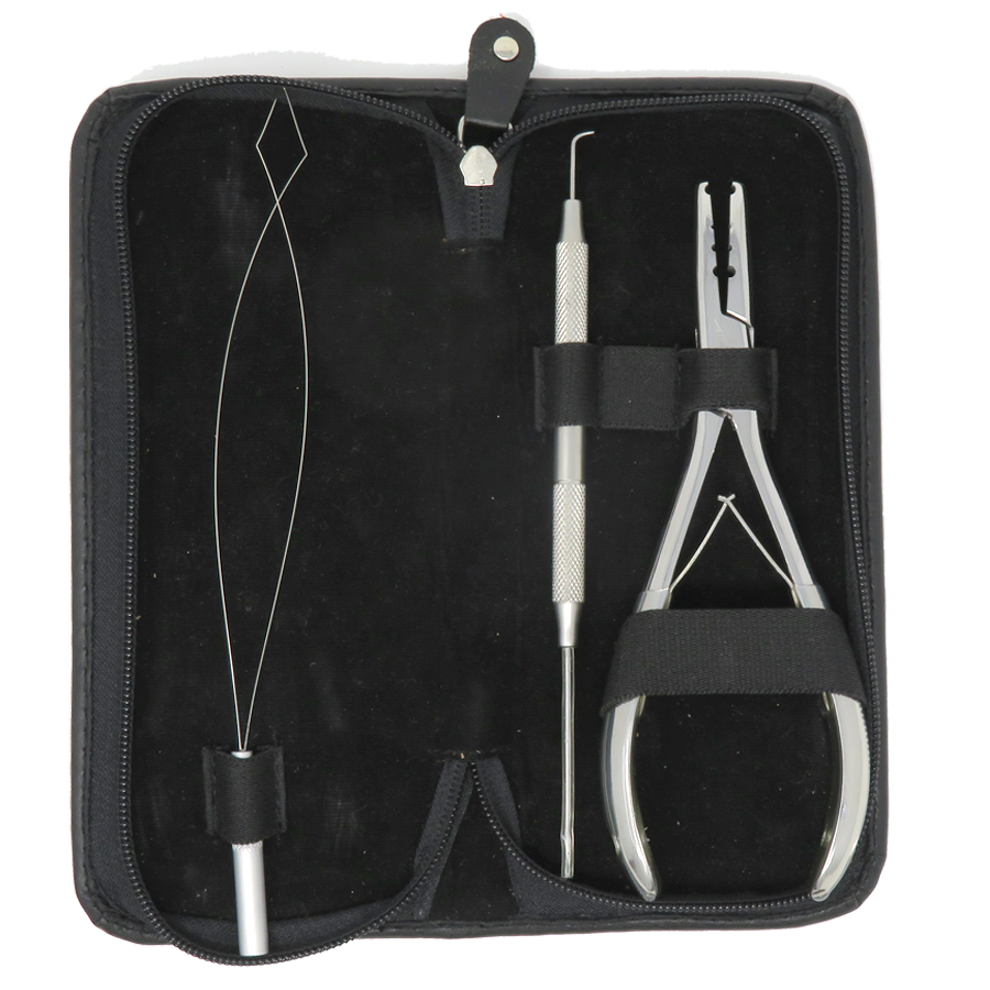 I-Tip Extension Tool Kit - 4-hole-Pliers with Pulling Loop & Dual Function  needle • Mari Ari Wigs and Hair Extensions - Shop Online
