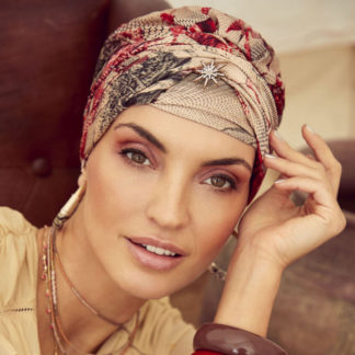 2160-Sapphire-Boho-Printed-Turban-0784-Flowerpot-red