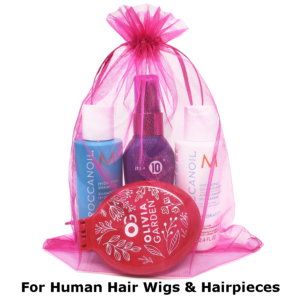 Care Kit for Human Hair Wigs & Hairpieces w-Brush