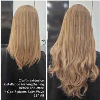 O'ra Euro Clip-In 7 pieces Human Hair Extensions