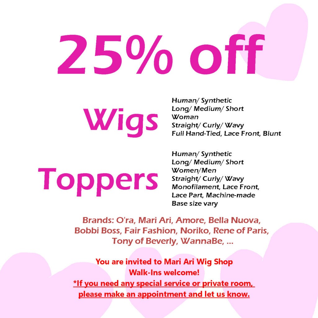 wigs-biscotti sale detail